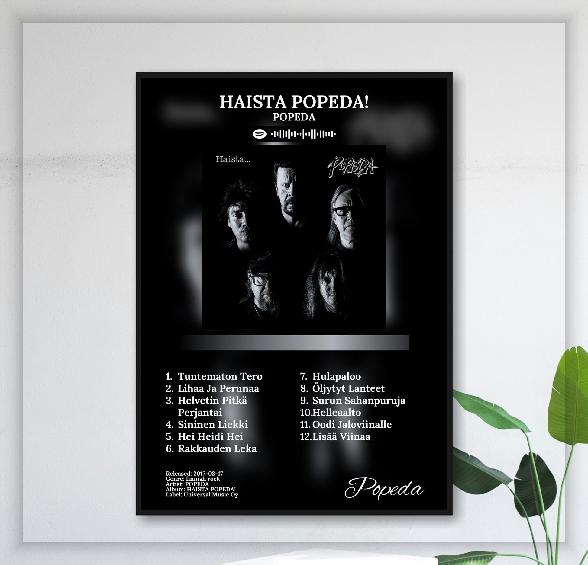 Haista Popeda! - Wall Mockup
