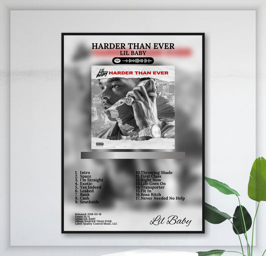 Harder Than Ever - Wall Mockup