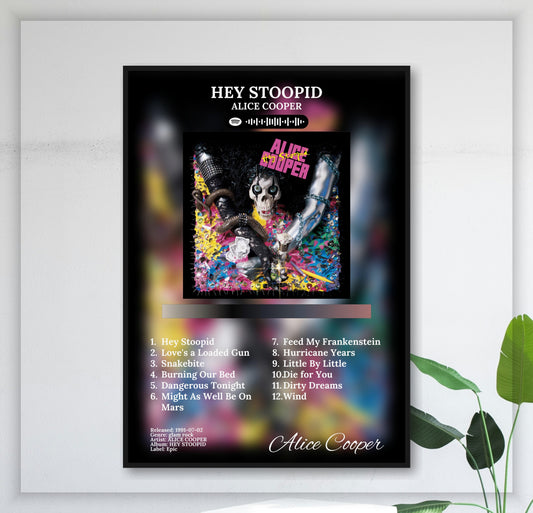 Hey Stoopid - Wall Mockup