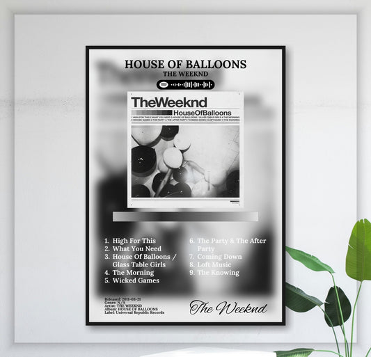 House Of Balloons - Wall Mockup
