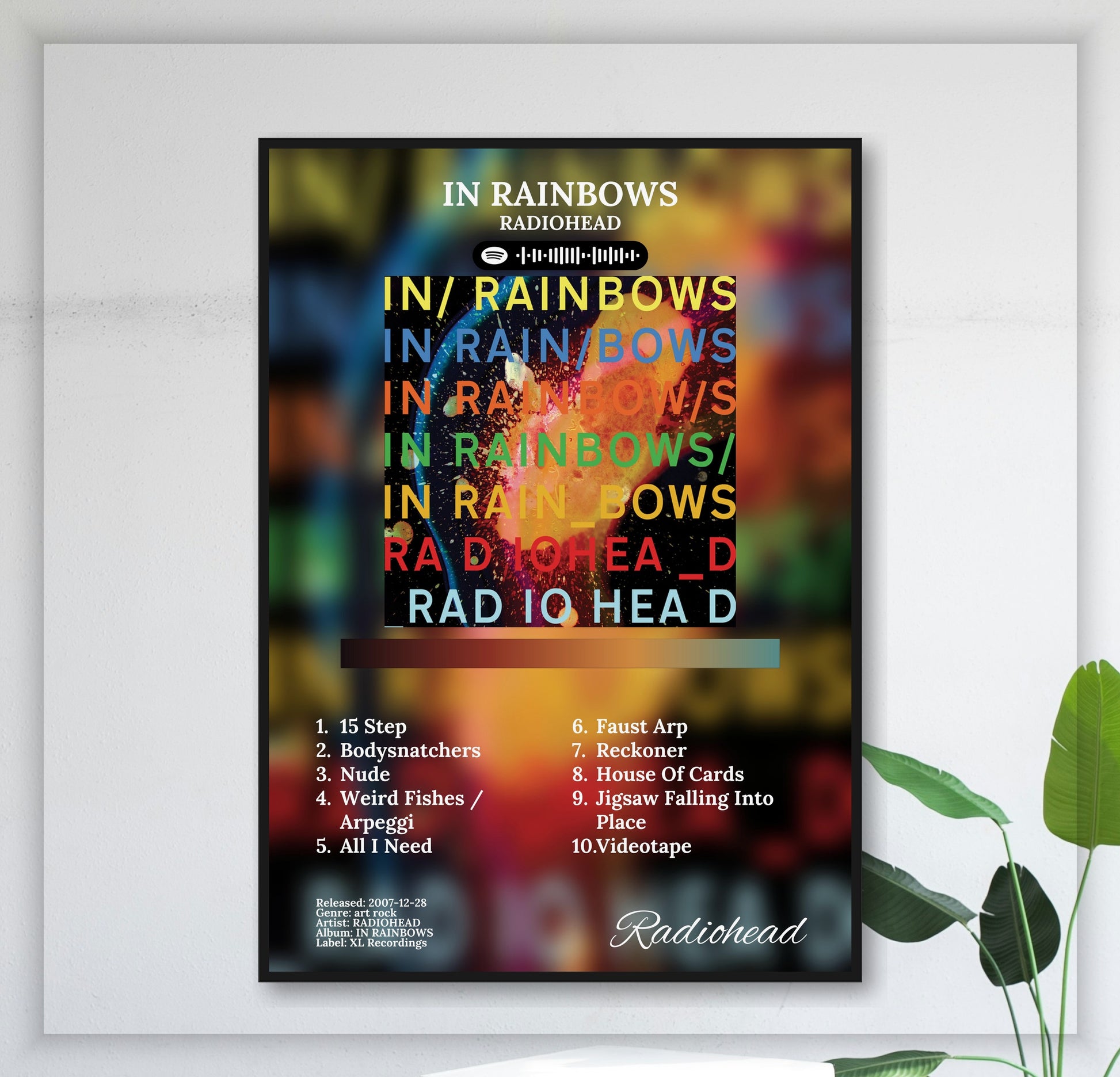 In Rainbows - Wall Mockup
