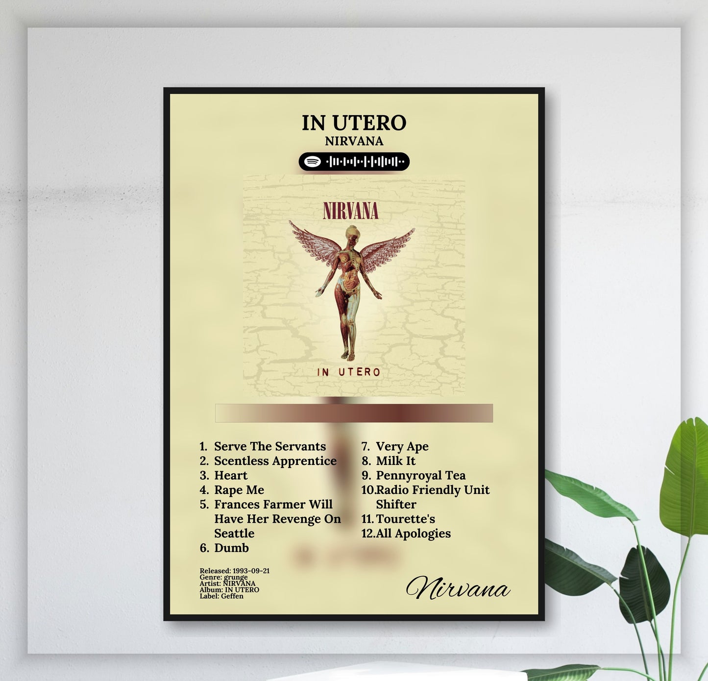 In Utero - Wall Mockup