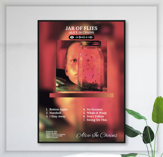 Jar Of Flies - Wall Mockup