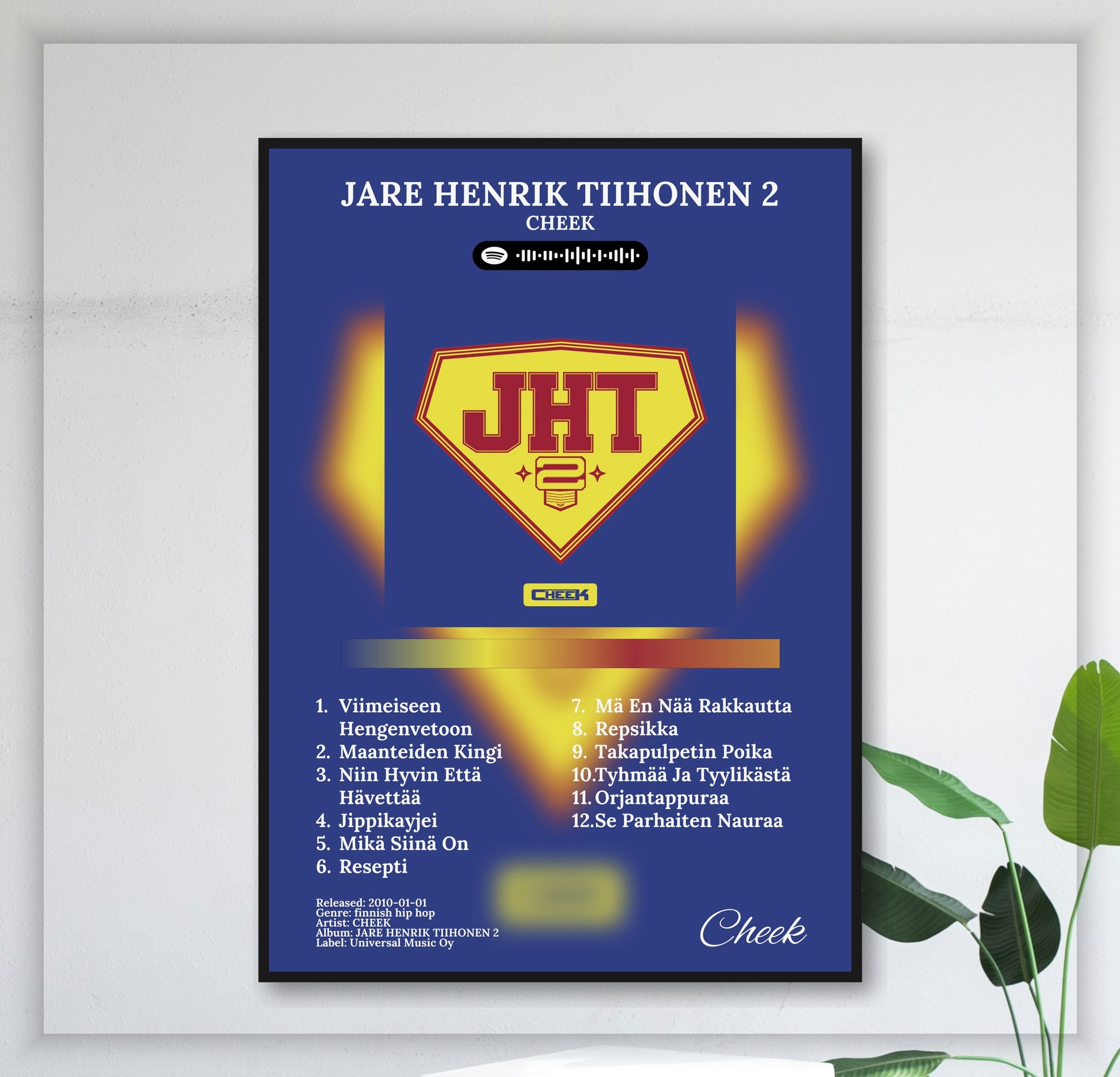 Jare Henrik Tiihonen - Wall Mockup