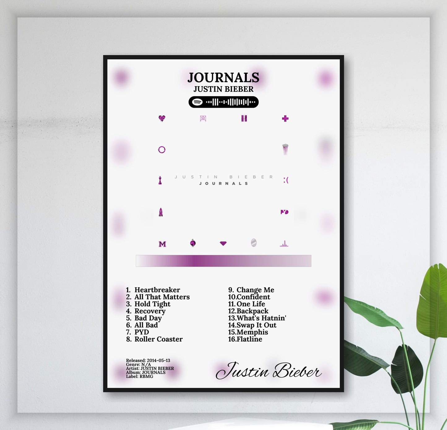 Journals - Wall Mockup