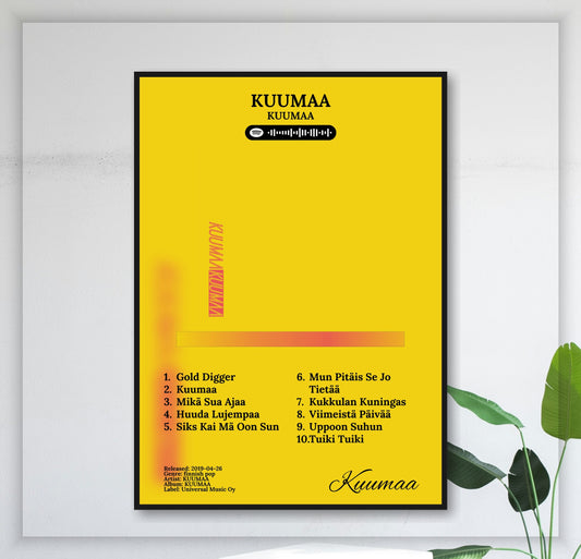 Kuumaa - Wall Mockup