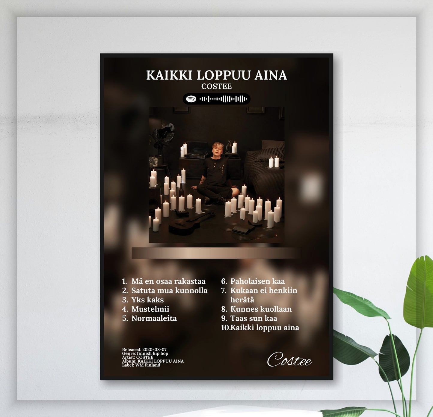 Kaikki Loppuu Aina - Wall Mockup