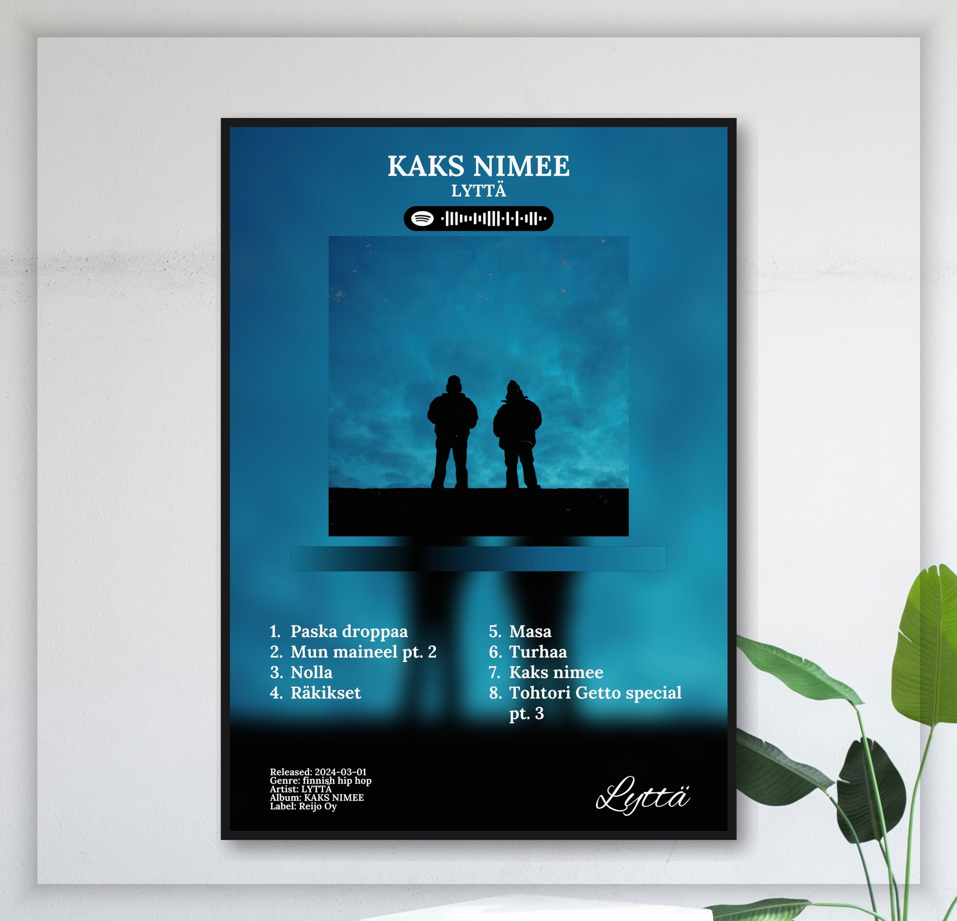 Kaks Nimee - Wall Mockup