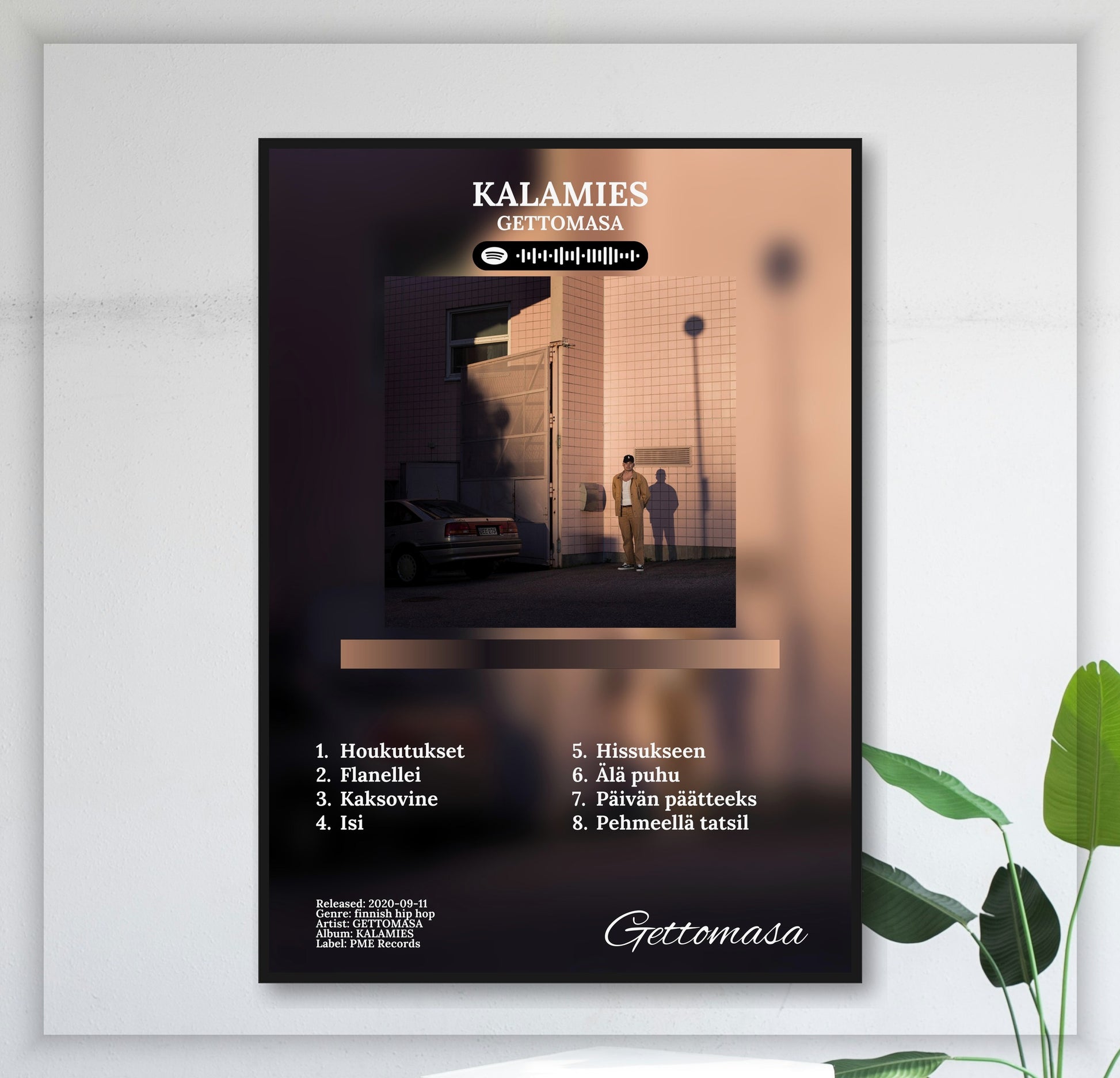 Kalamies - Wall Mockup