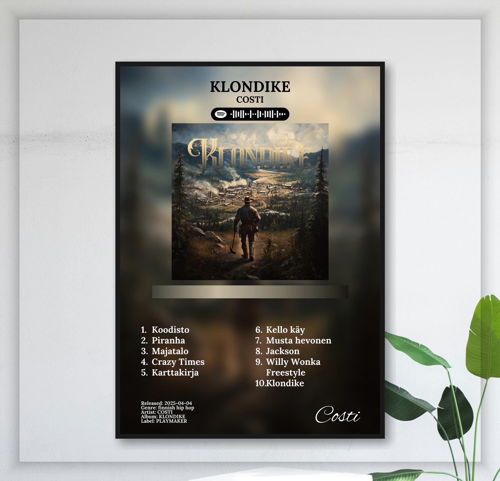 Klondike - Wall Mockup
