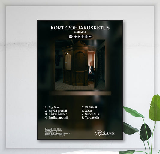 Kortepohjakosketus - Wall Mockup