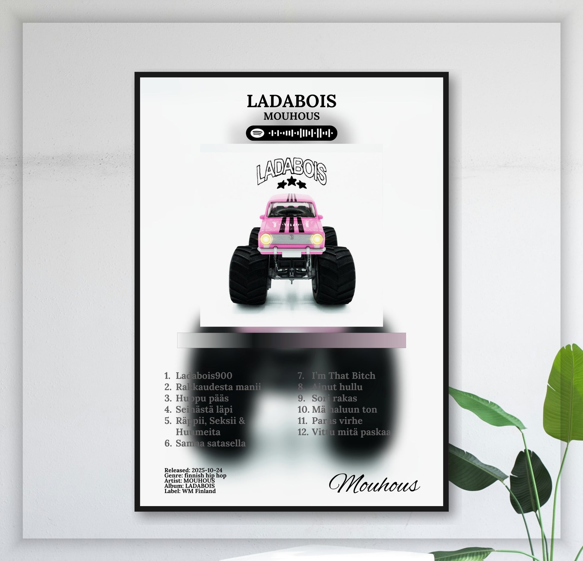 Ladabois - Wall Mockup