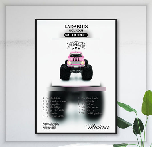 Ladabois - Wall Mockup