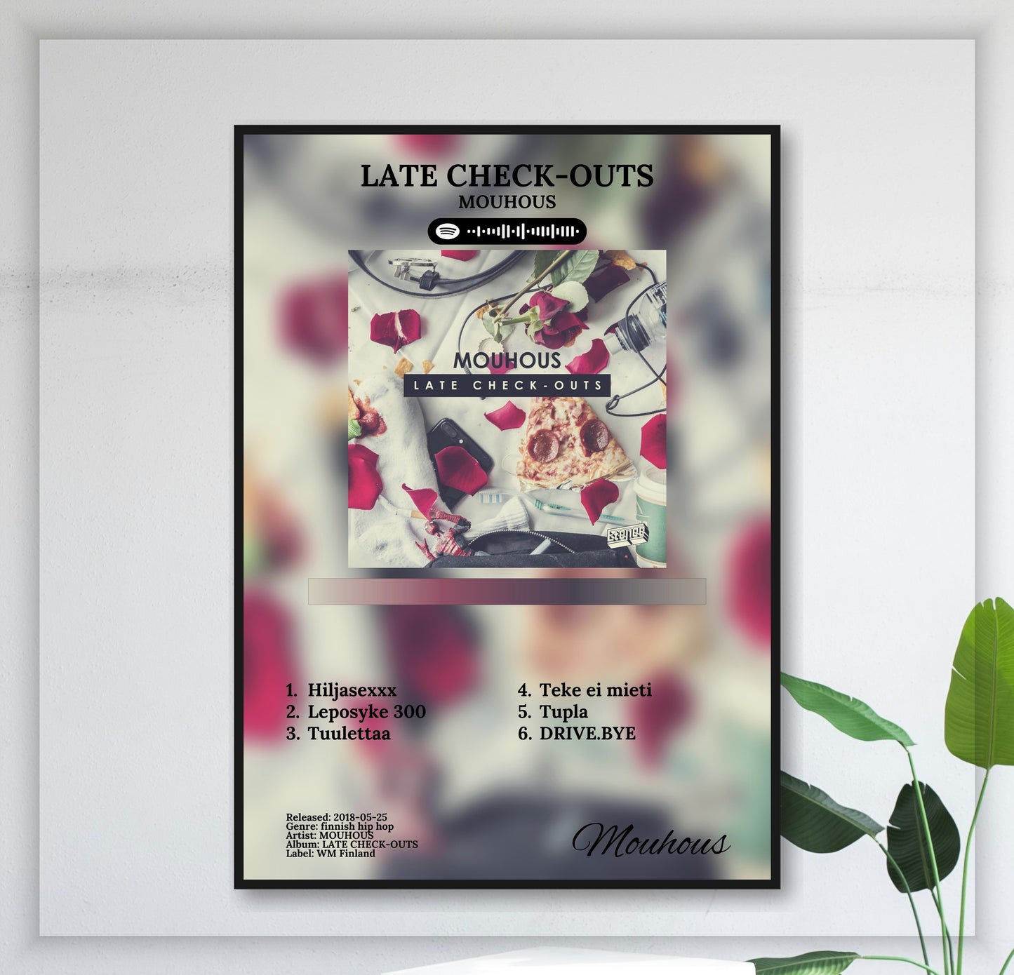 Late Check-Outs - Wall Mockup