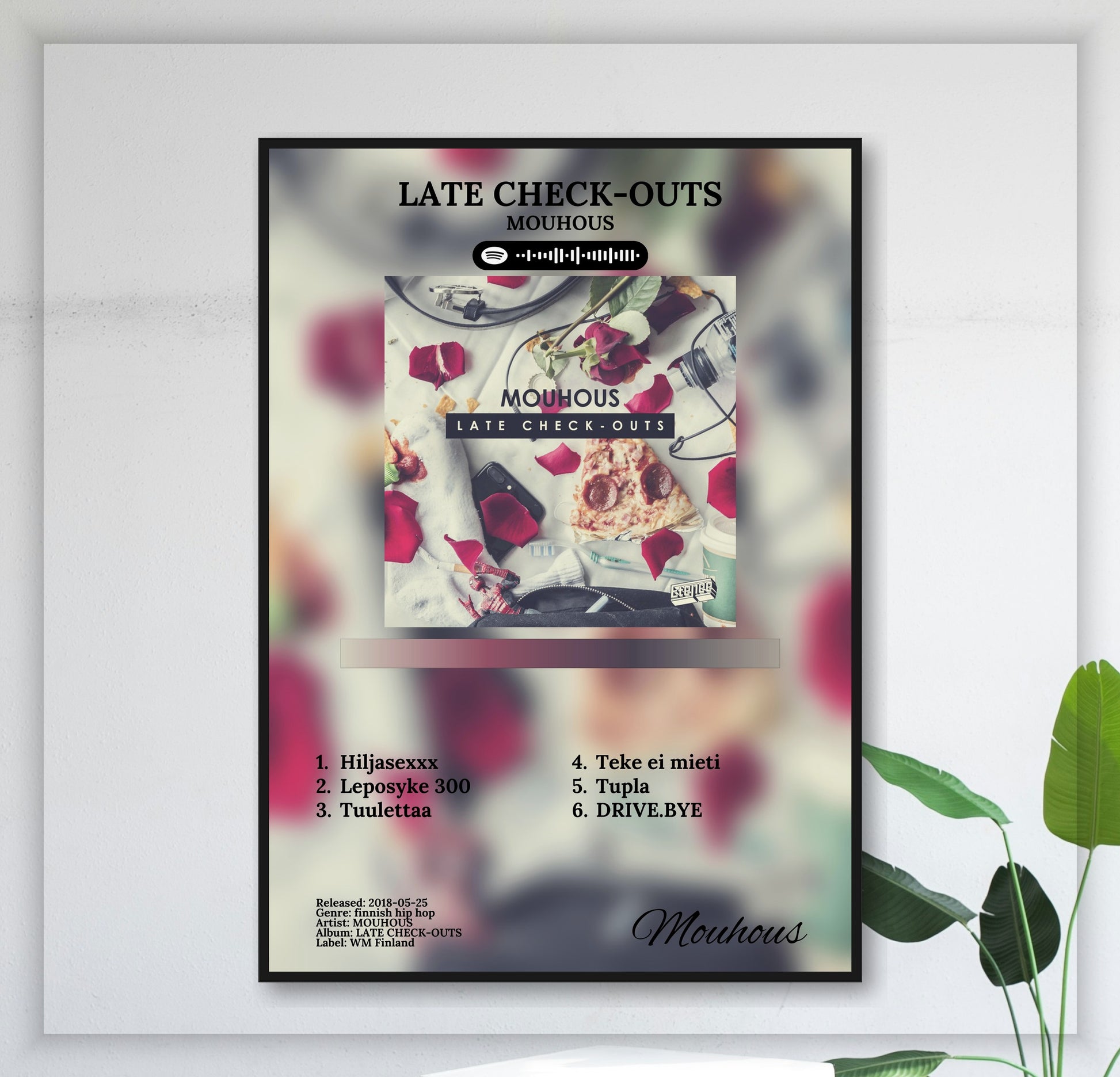 Late Check-Outs - Wall Mockup