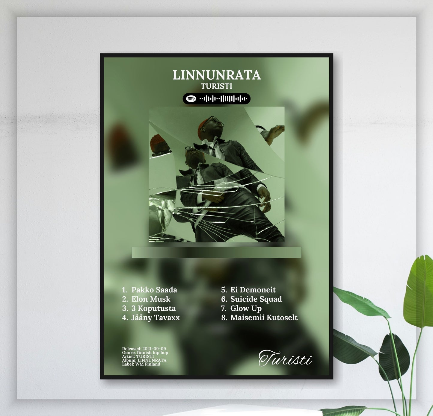 Linnunrata - Wall Mockup