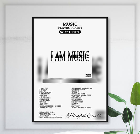 Music - Wall Mockup