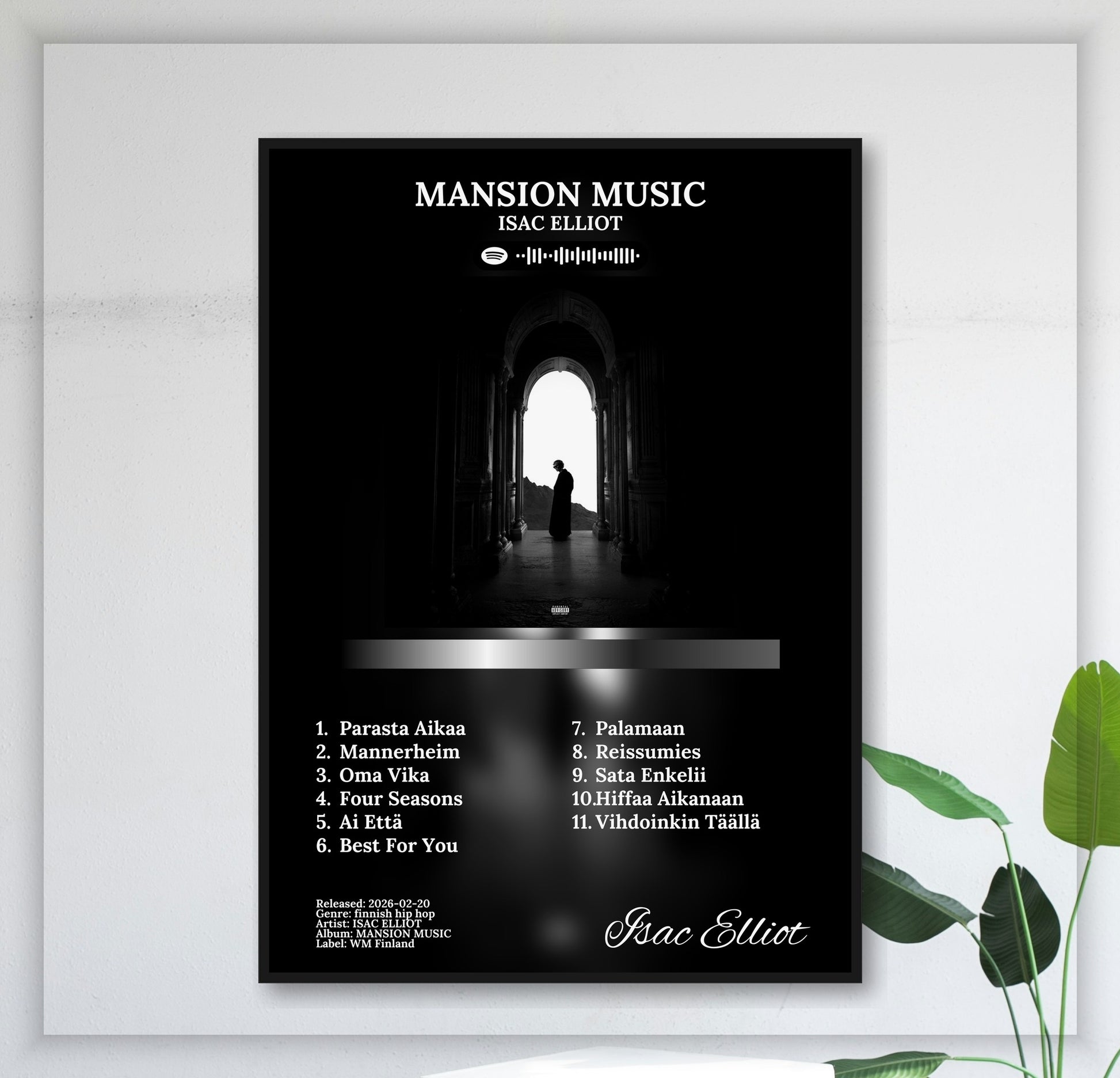Mansion Music - Wall Mockup