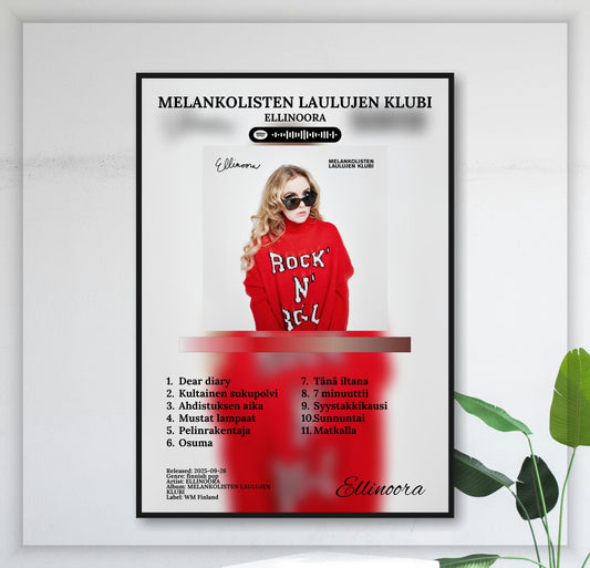 Melankolisten Laulujen Klubi - Wall Mockup