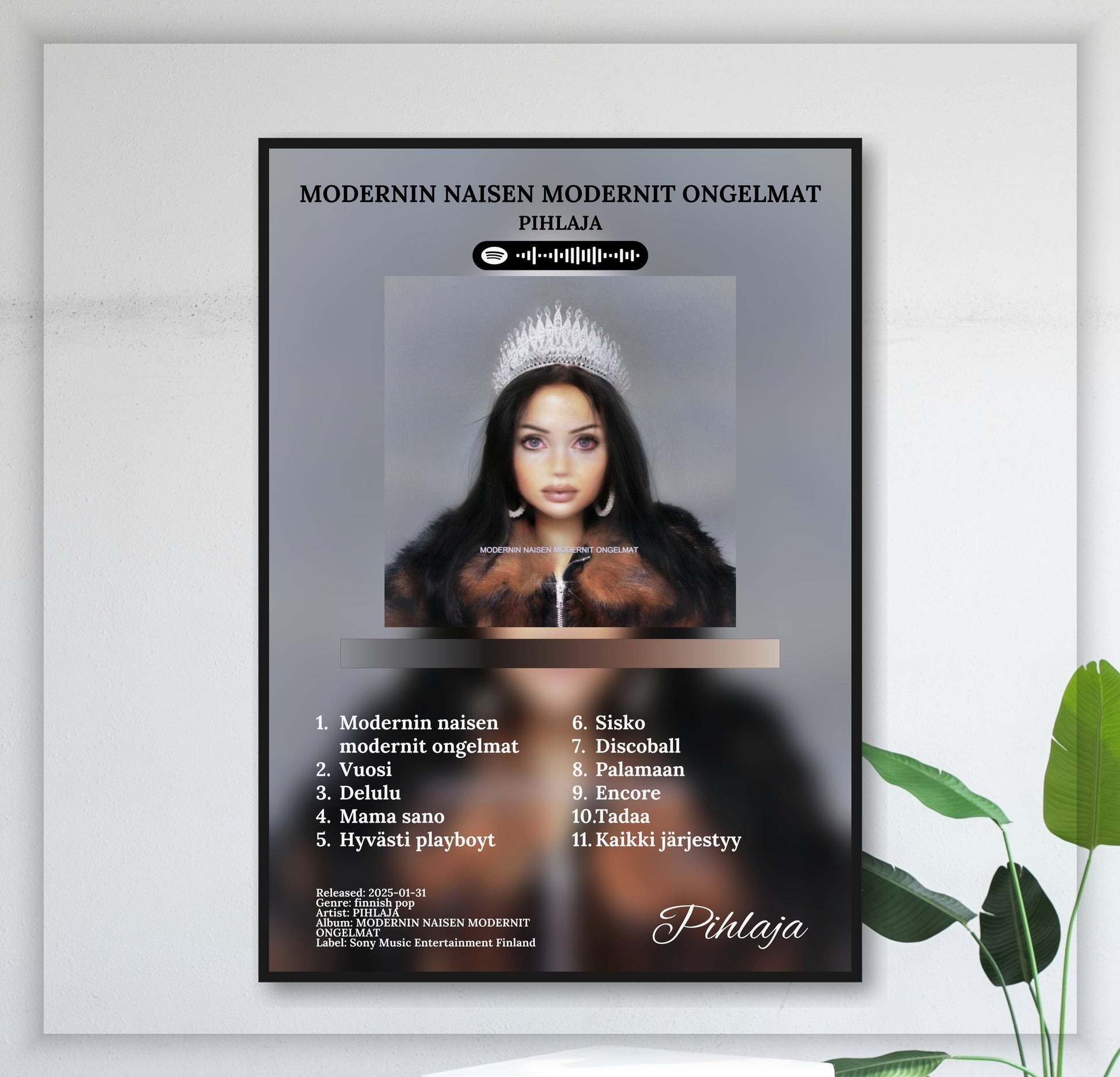 Modernin Naisen Modernit Ongelmat - Wall Mockup