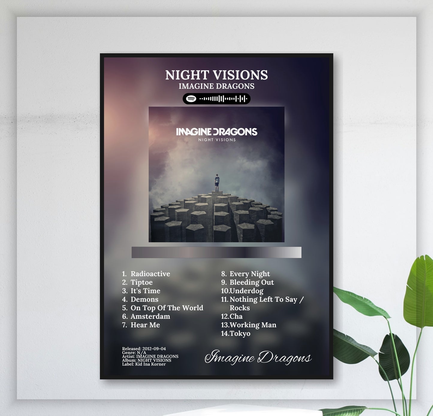 Night Visions - Wall Mockup