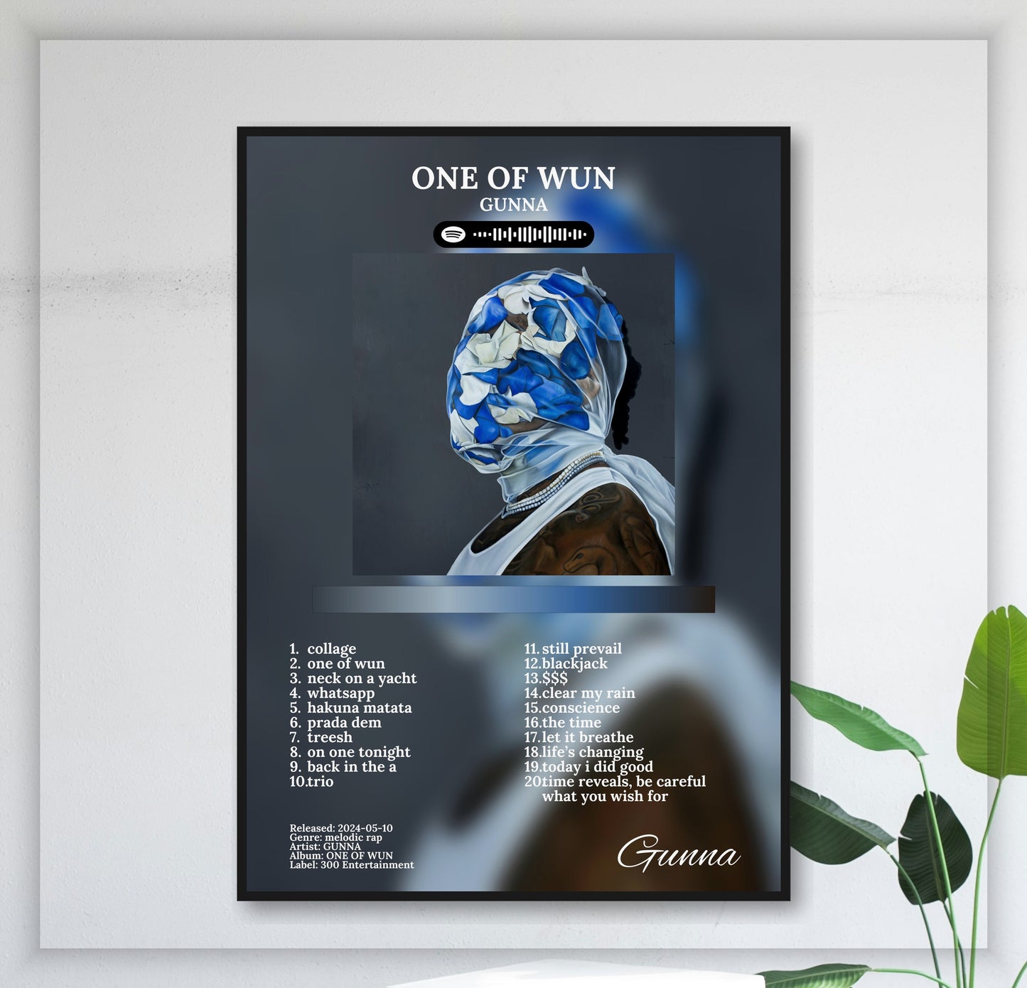One Of Wun - Wall Mockup