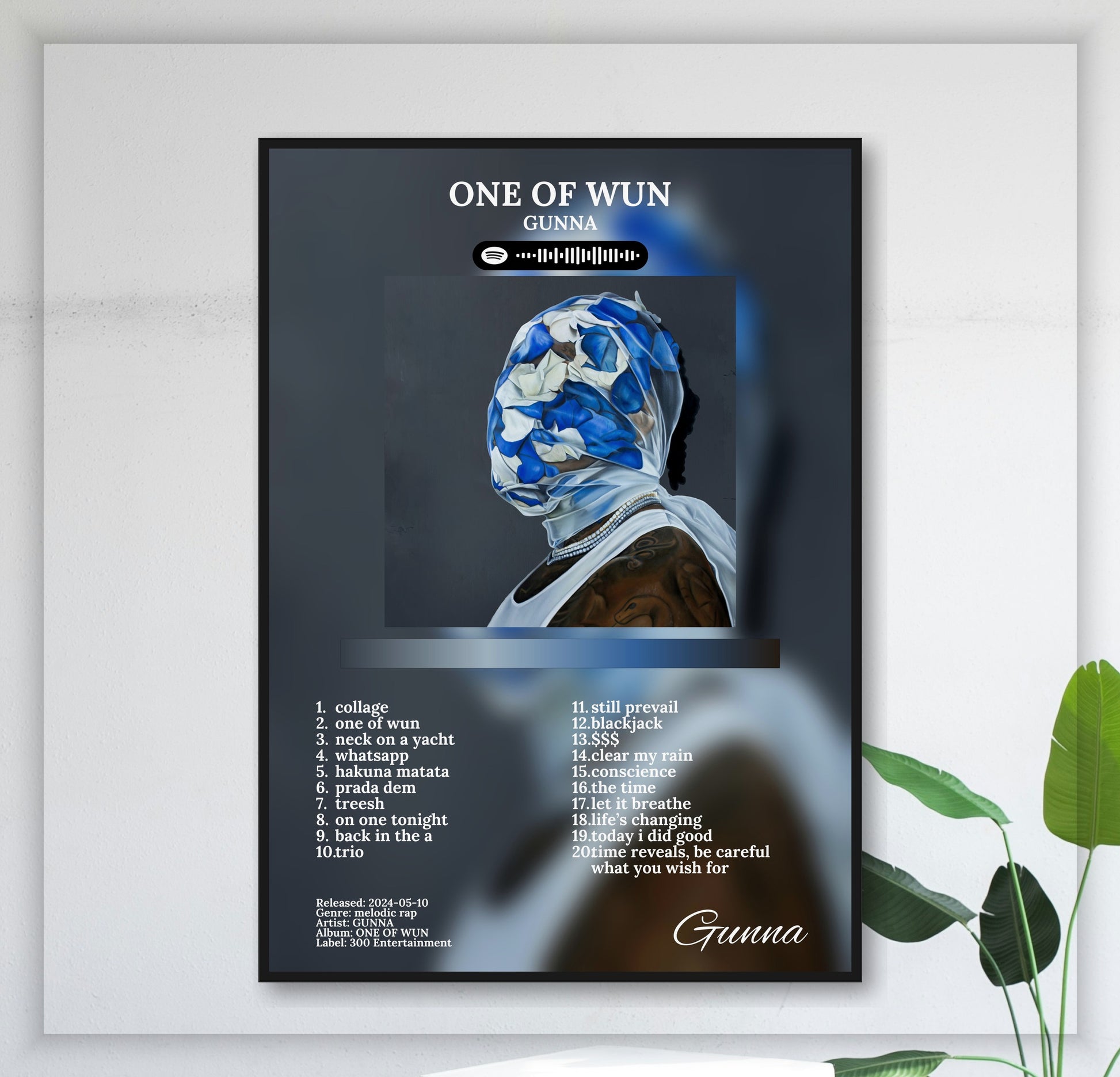 One Of Wun - Wall Mockup