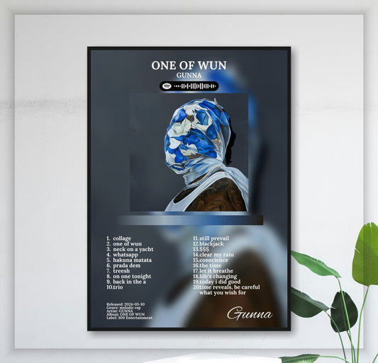 One Of Wun - Wall Mockup