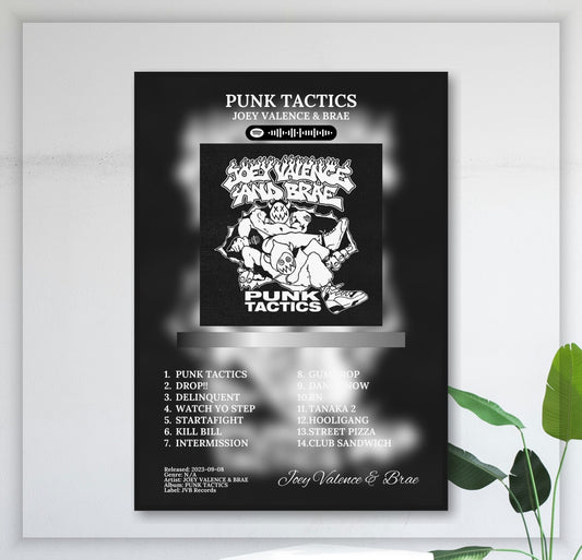 Punk Tactics - Wall Mockup