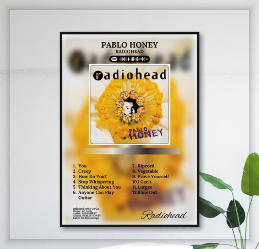 Pablo Honey - Wall Mockup