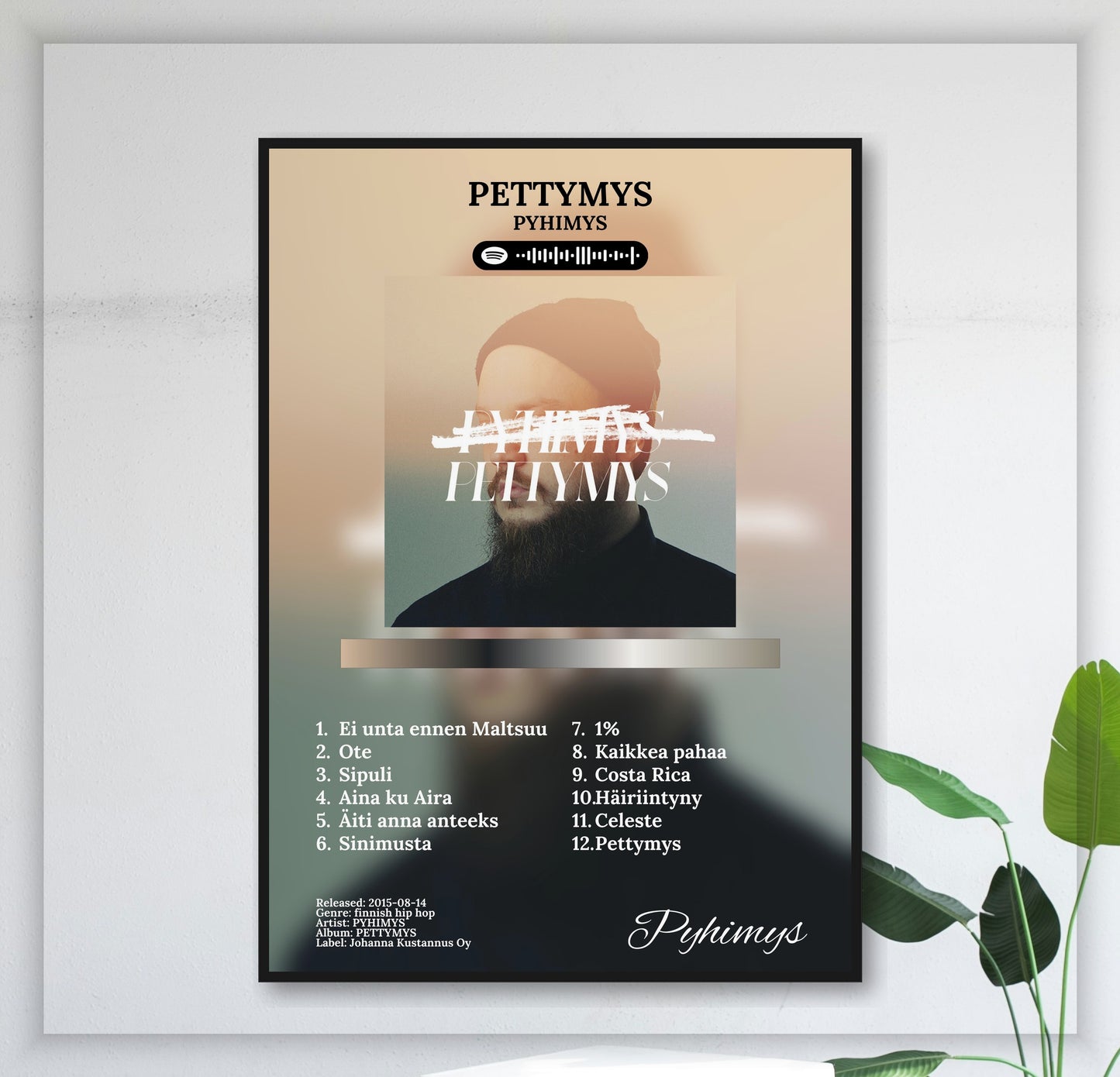 Pettymys - Wall Mockup