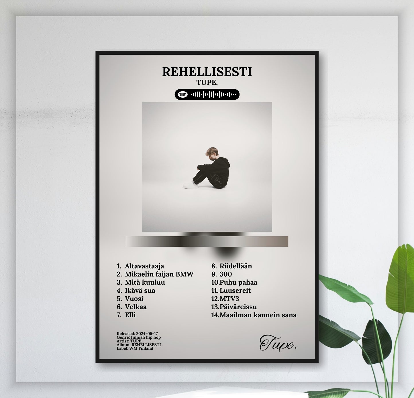 Rehellisesti - Wall Mockup