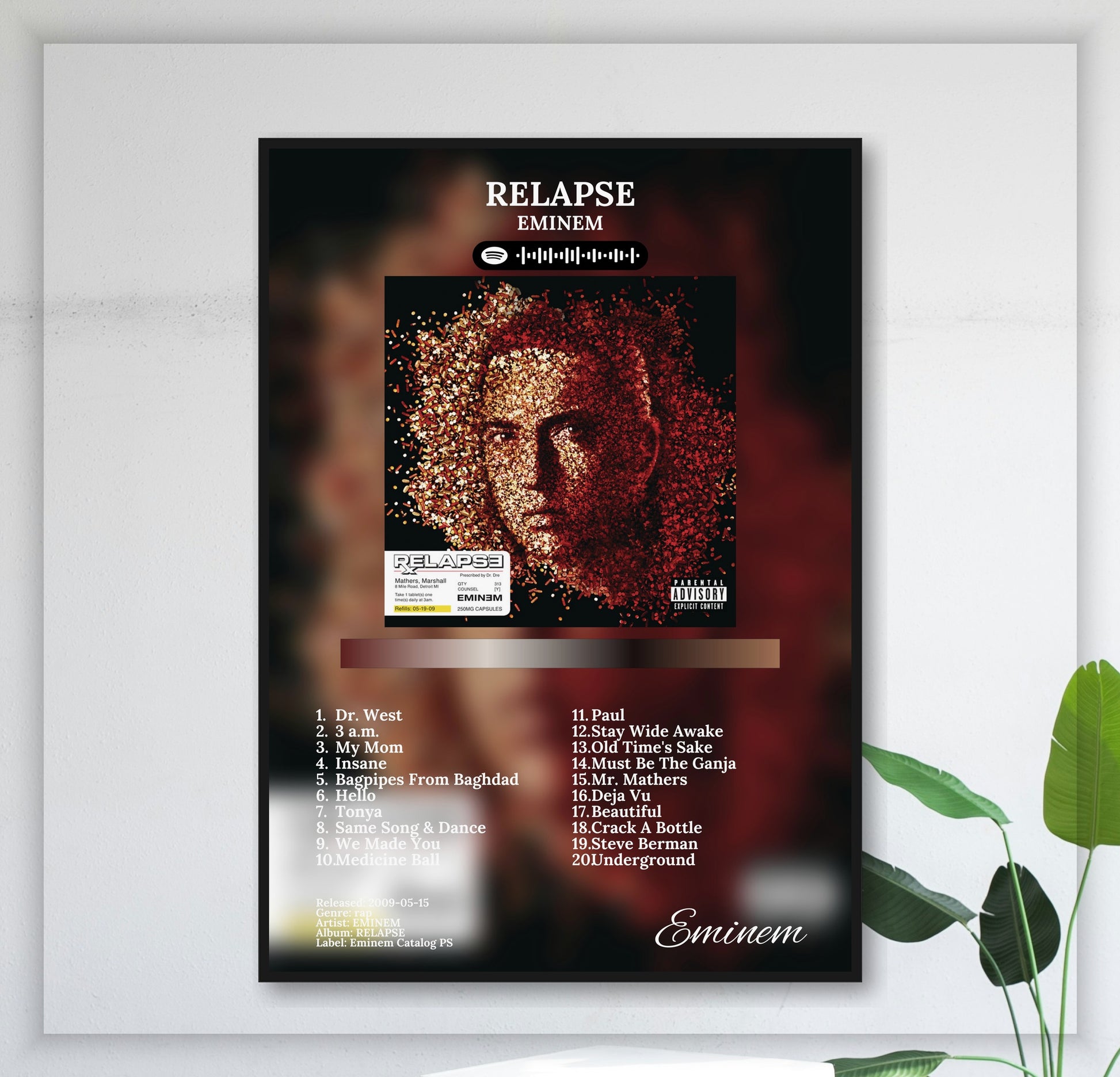 Relapse - Wall Mockup