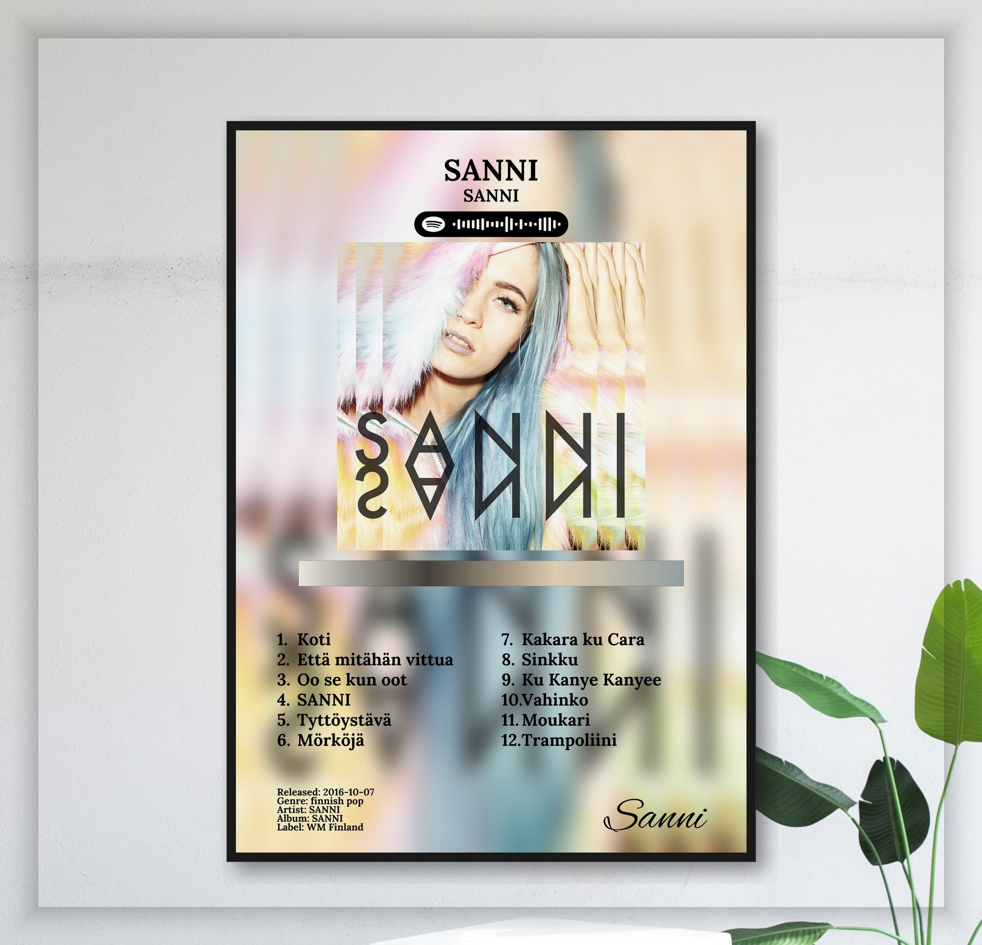 Sanni - Wall Mockup