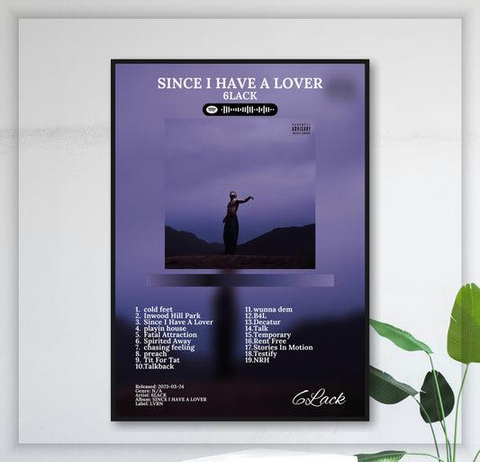 Since I Have A Lover - Wall Mockup