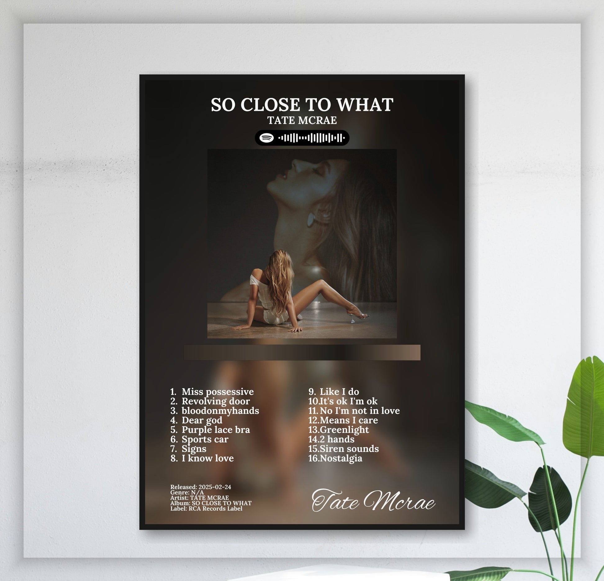 So Close To What - Wall Mockup