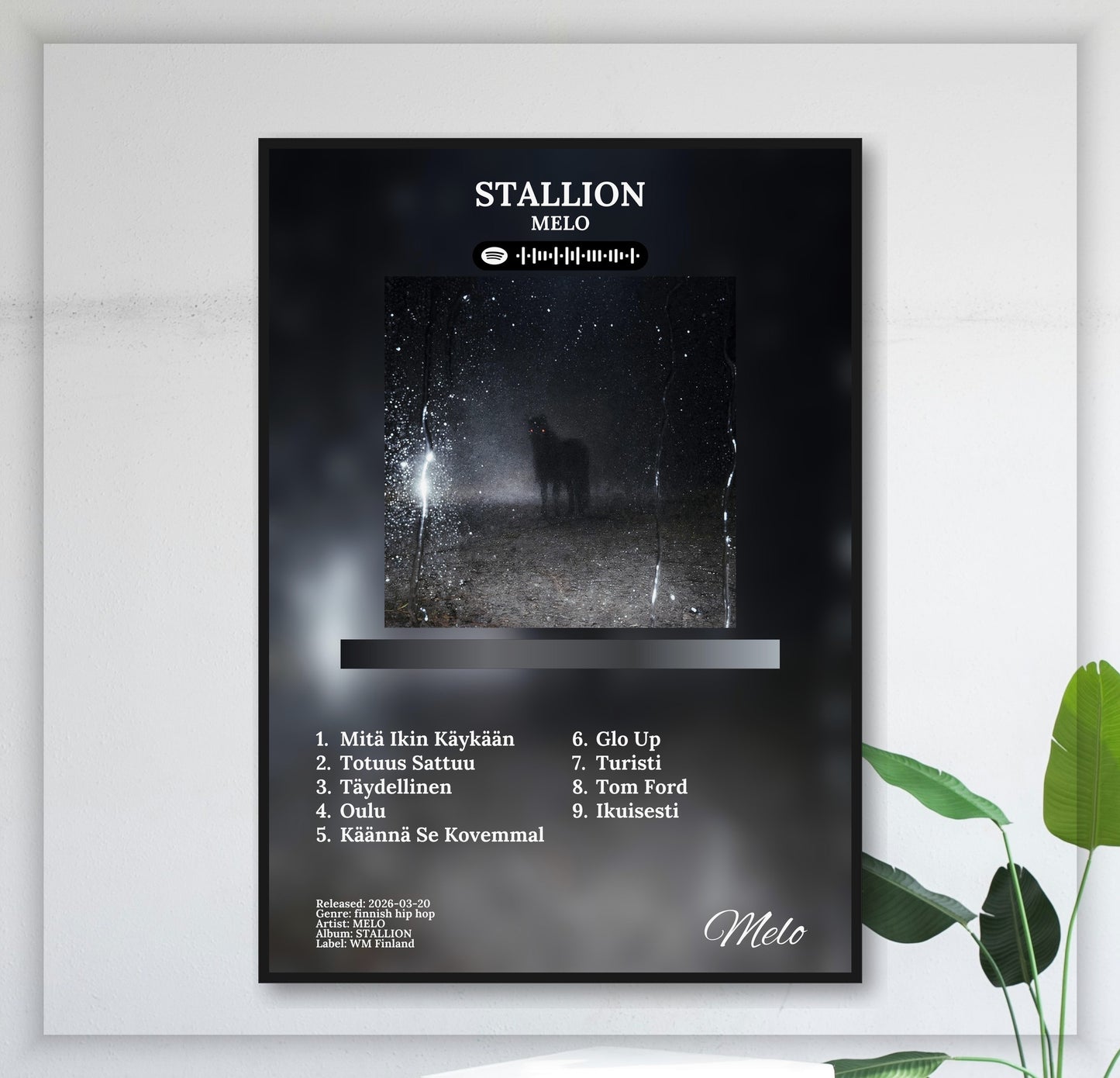Stallion - Wall Mockup