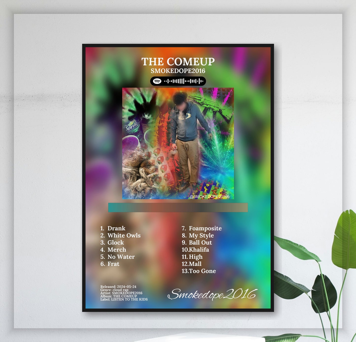 The Comeup - Wall Mockup