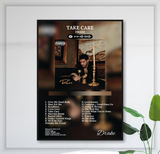 Take Care - Wall Mockup