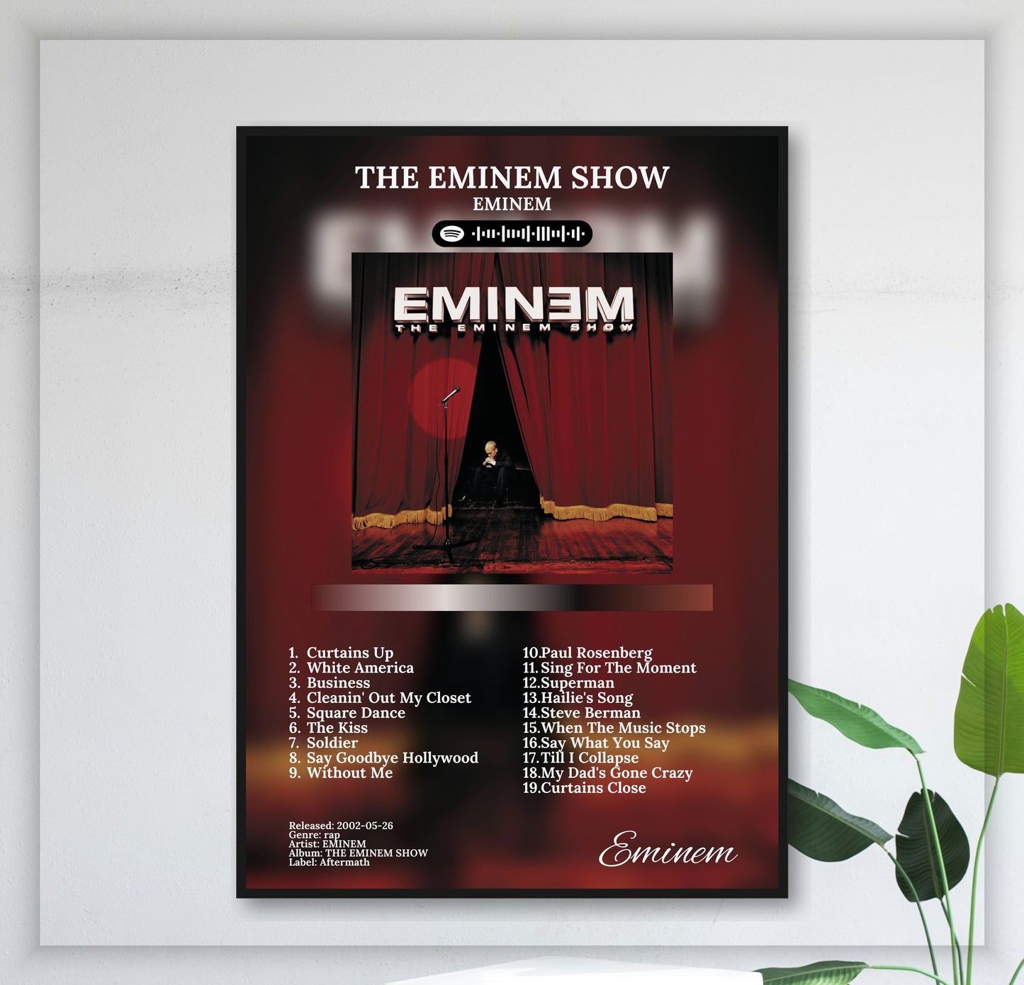 The Eminem Show - Wall Mockup