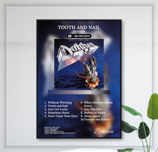 Tooth And Nail - Wall Mockup