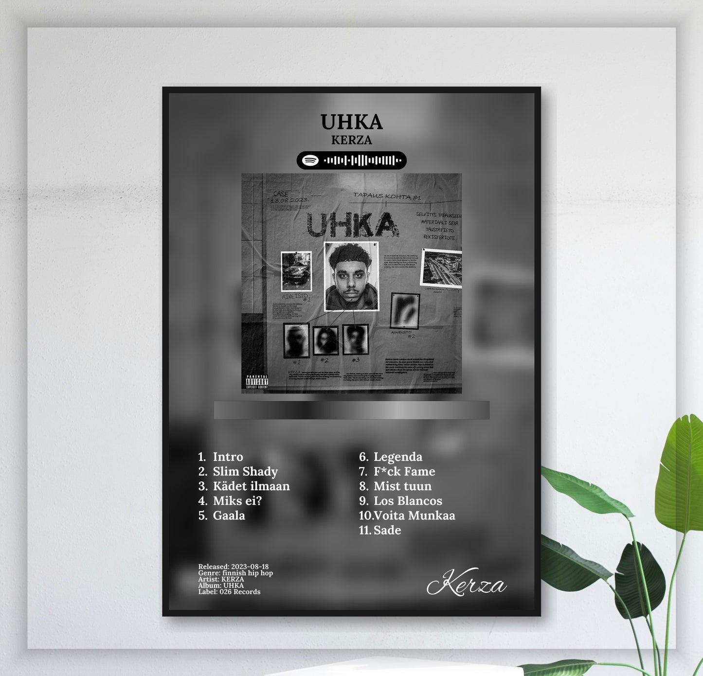 Uhka - Wall Mockup
