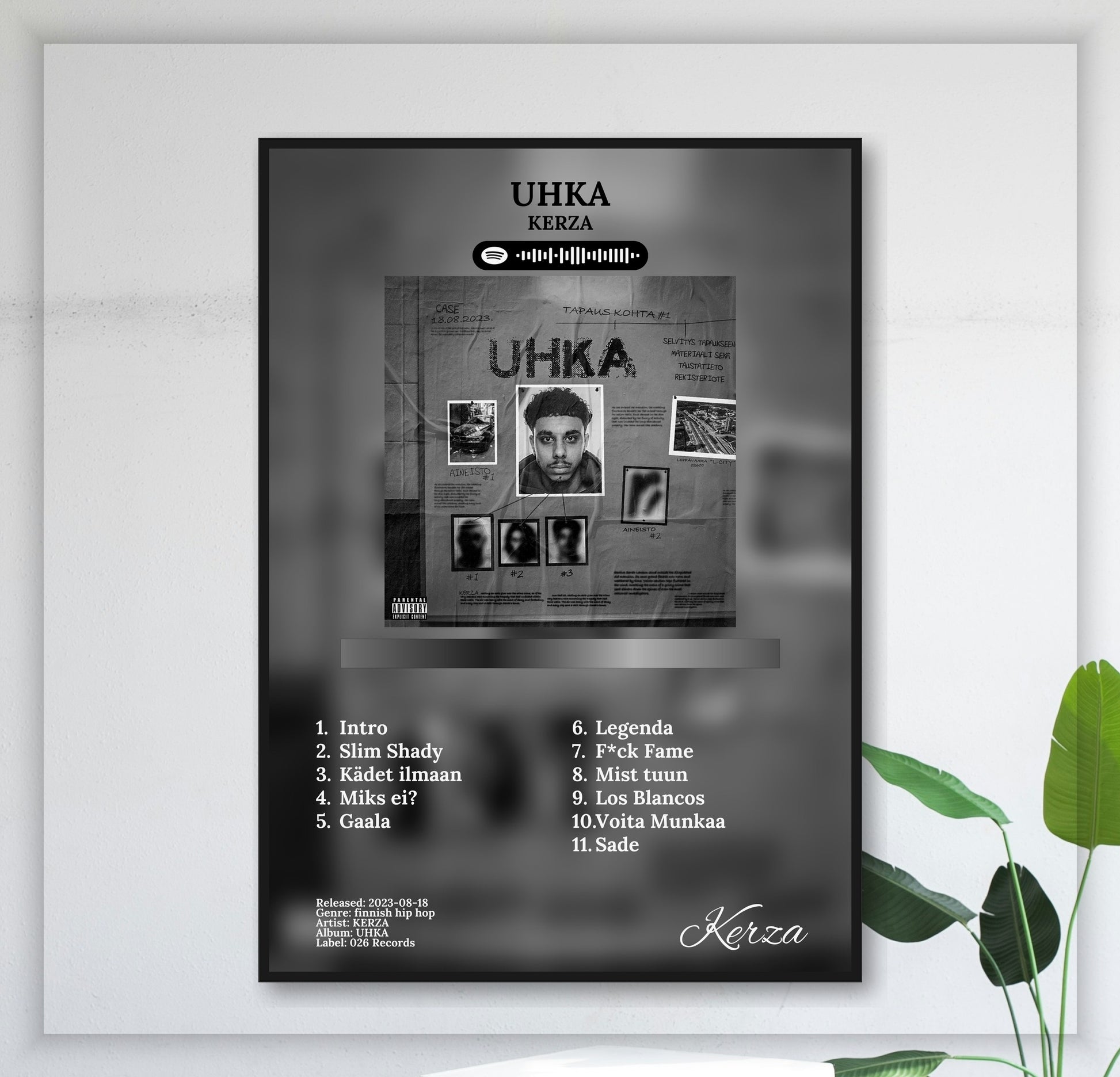 Uhka - Wall Mockup