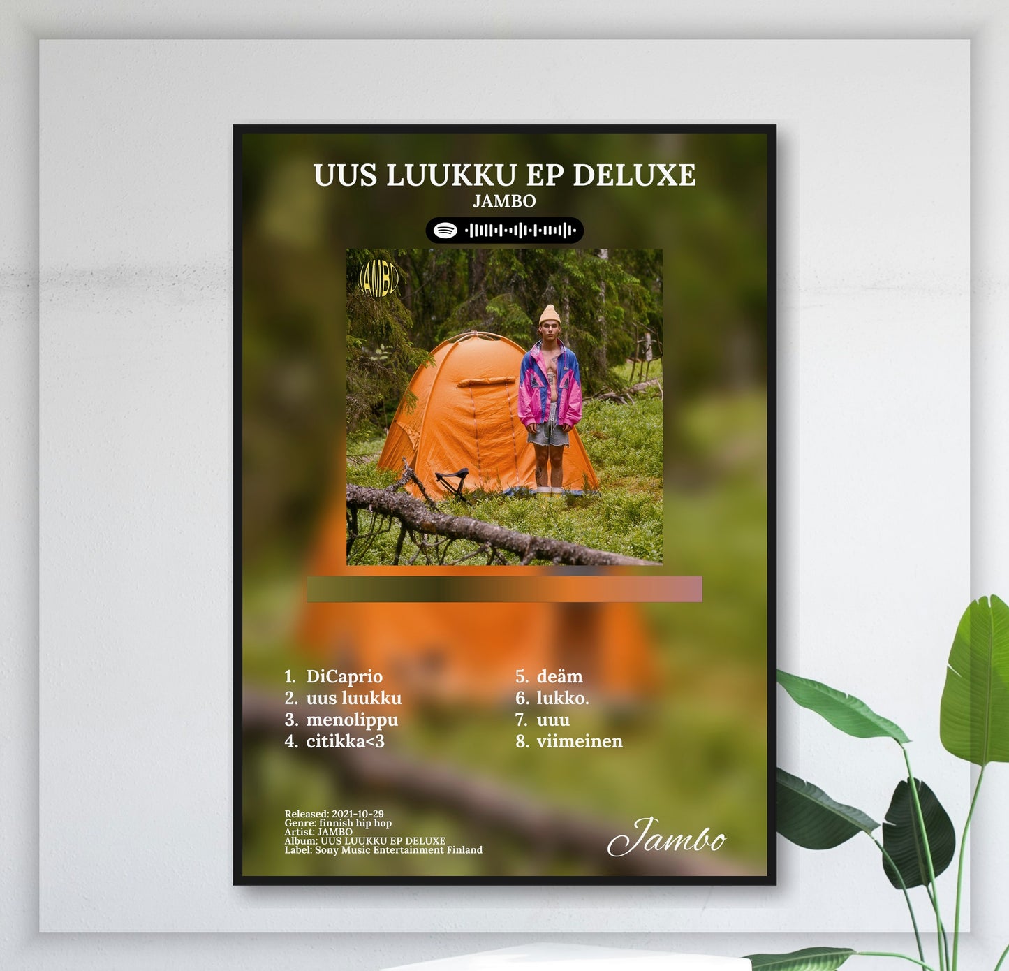 Uus Luukku Ep Deluxe - Wall Mockup
