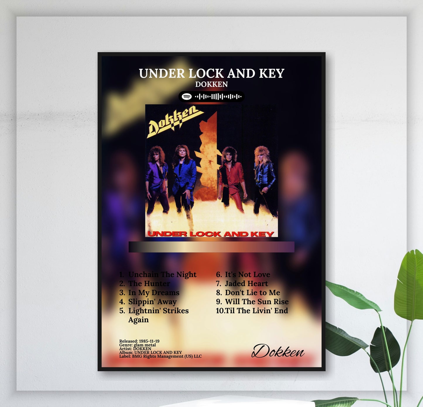 Under Lock And Key - Wall Mockup