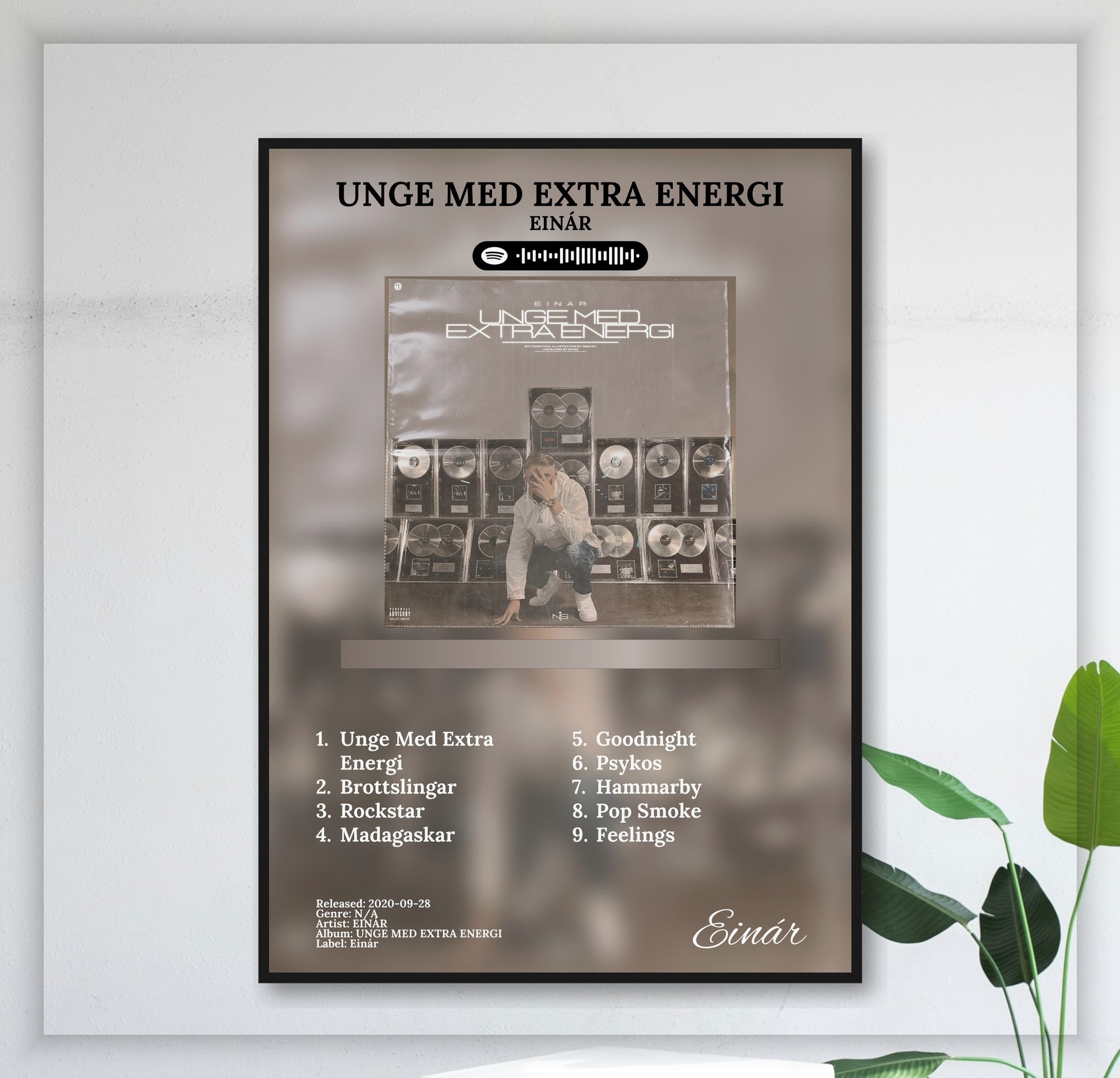 Unge Med Extra Energi - Wall Mockup