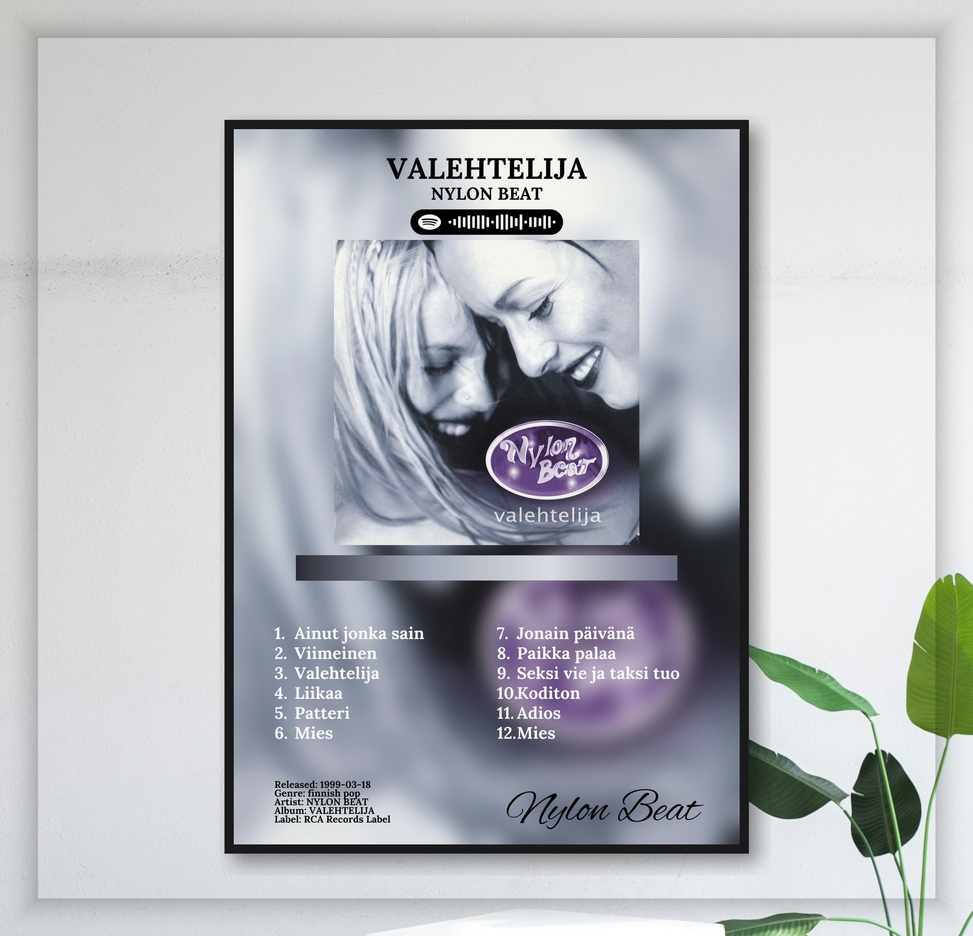 Valehtelija - Wall Mockup