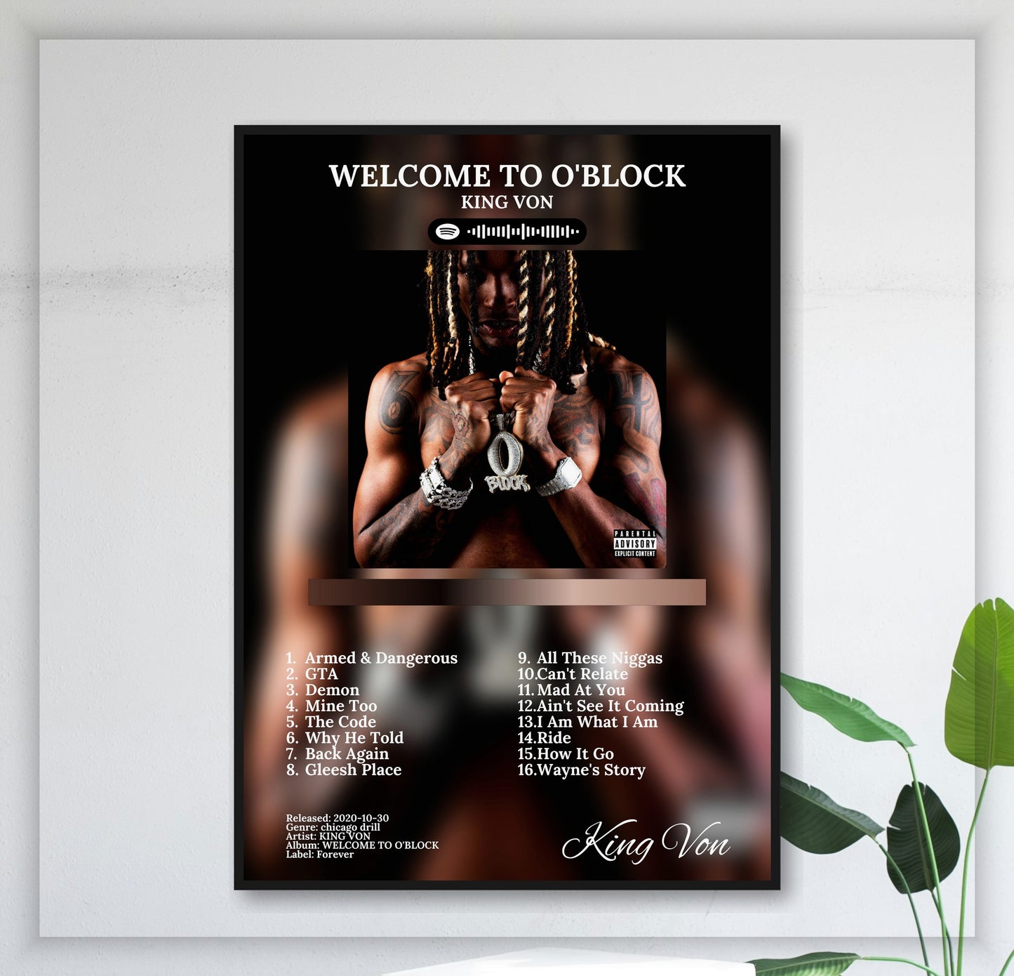 Welcome To O'Block - Wall Mockup