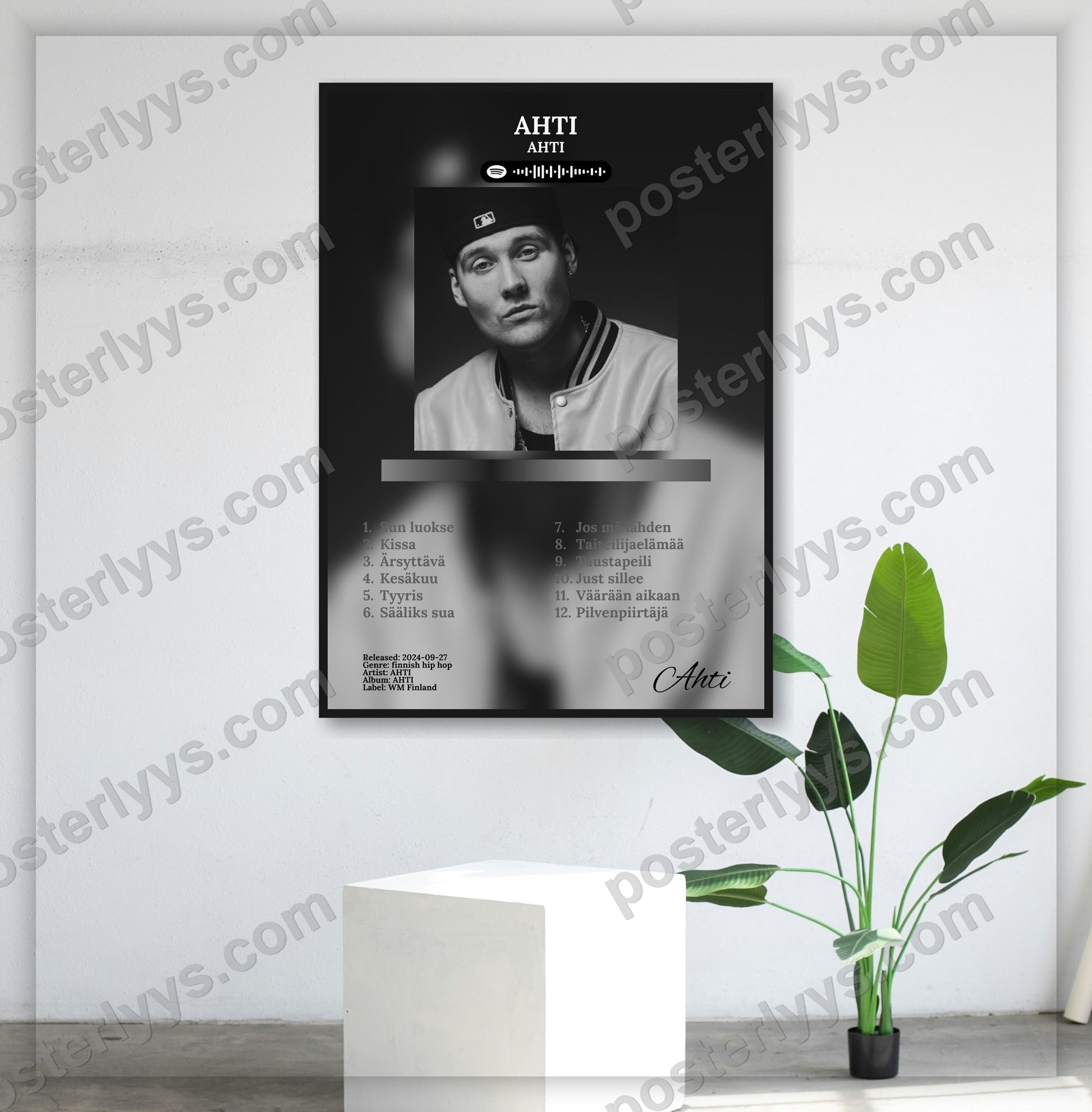 Ahti - Wall Mockup