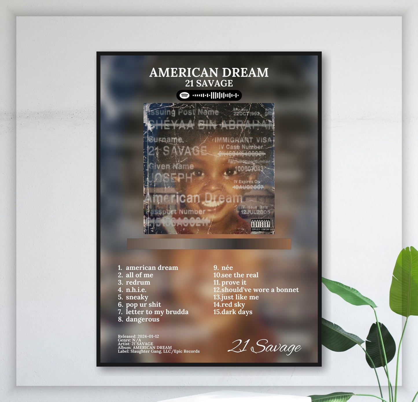 American Dream - Wall Mockup